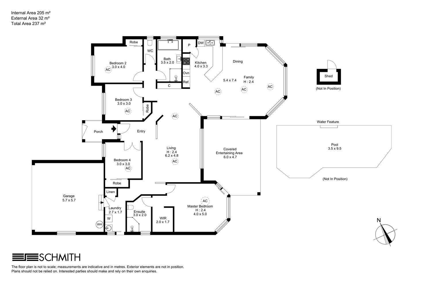 Floorplan of Homely house listing, 5 Bellerive Place, Banora Point NSW 2486