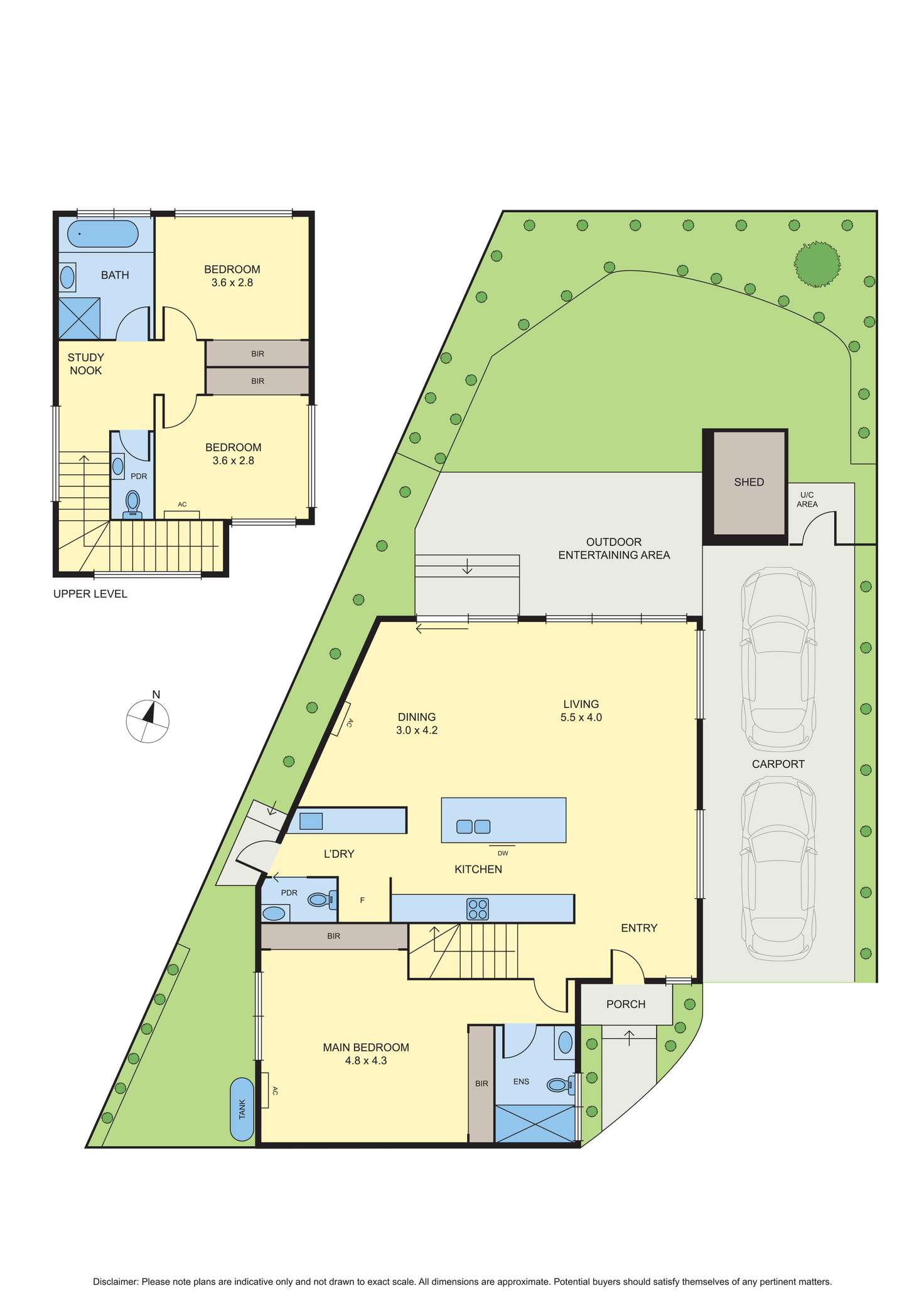 Floorplan of Homely townhouse listing, 2/3 Rushworth Street, Watsonia VIC 3087