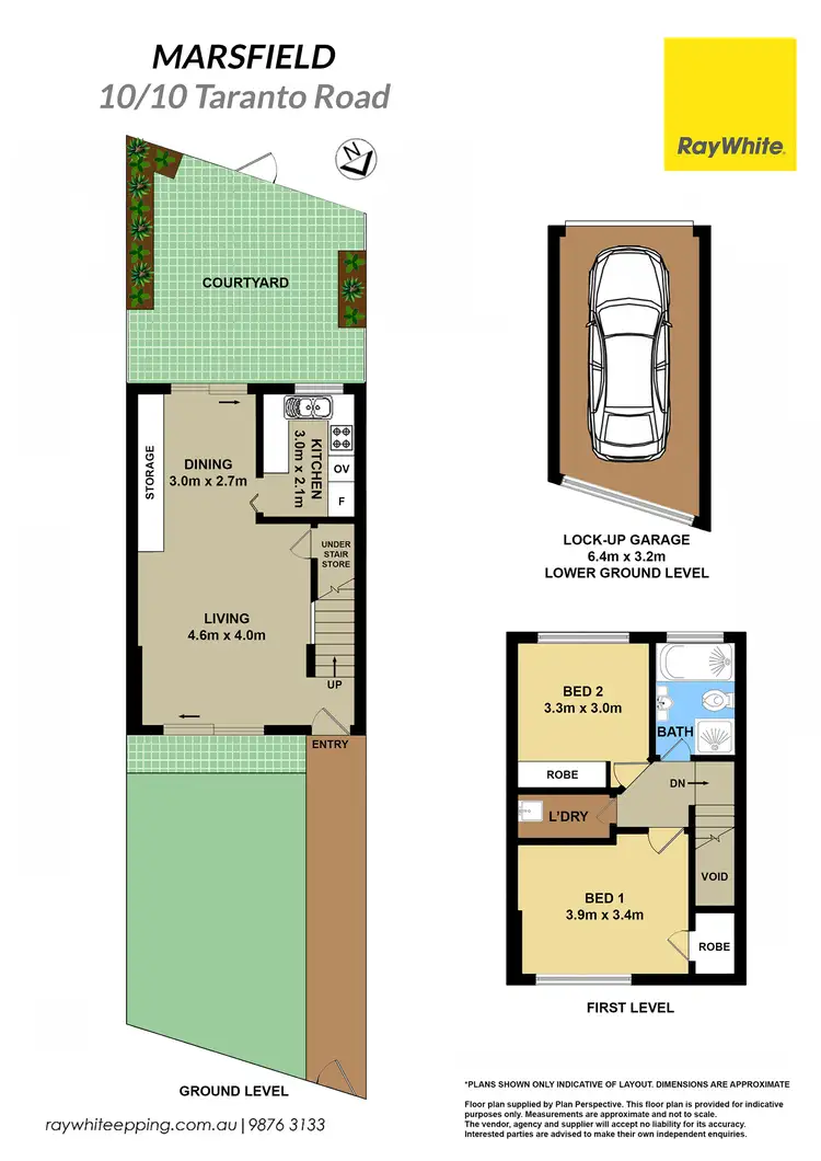 Floorplan of Homely townhouse listing, 10/10 Taranto Road, Marsfield NSW 2122
