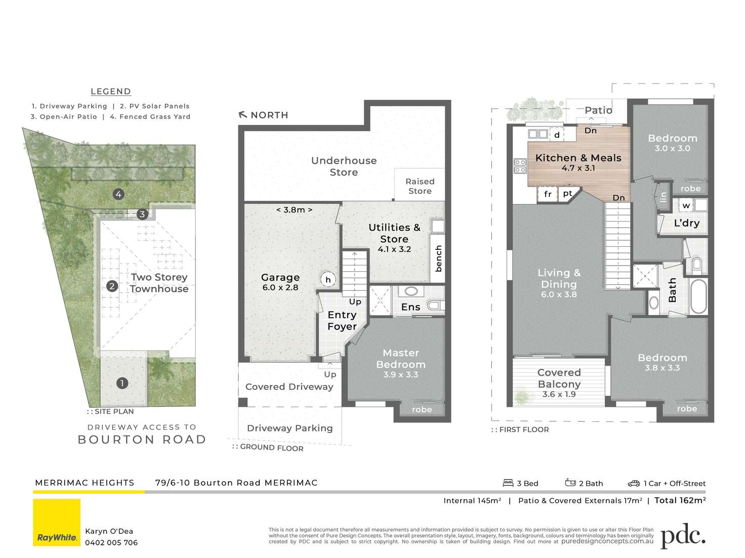 Floorplan of Homely townhouse listing, 79/6-10 Bourton Road, Merrimac QLD 4226