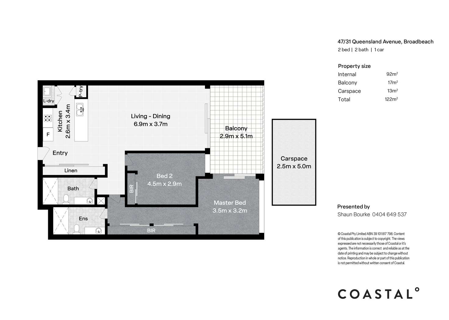 Floorplan of Homely apartment listing, 47/31 Queensland Avenue, Broadbeach QLD 4218