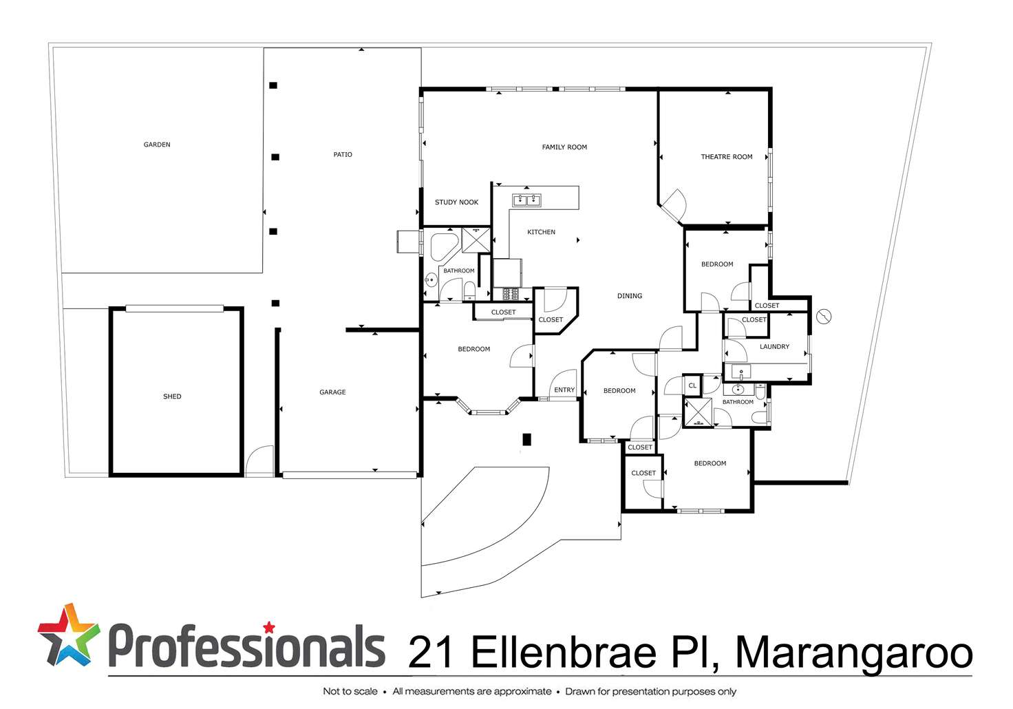 Floorplan of Homely house listing, 21 Ellenbrae Place, Marangaroo WA 6064