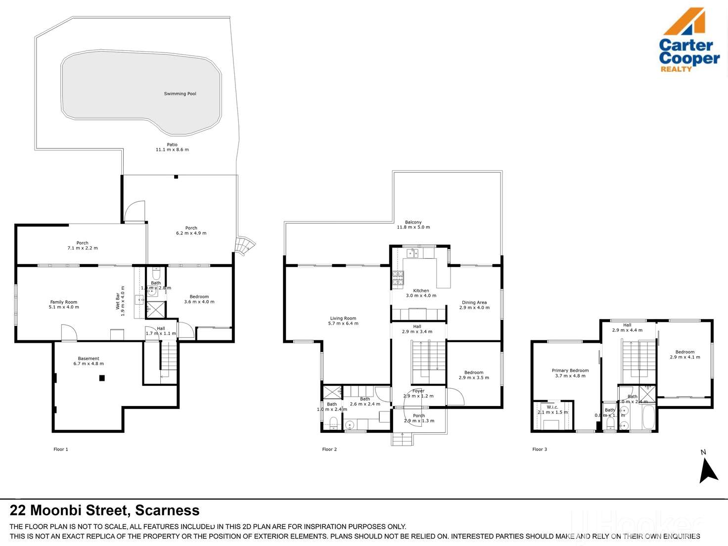 Floorplan of Homely house listing, 22 Moonbi Street, Scarness QLD 4655