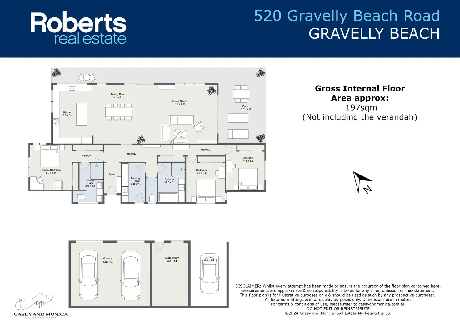 520 Gravelly Beach Road, Gravelly Beach TAS 7276 House Under Offer