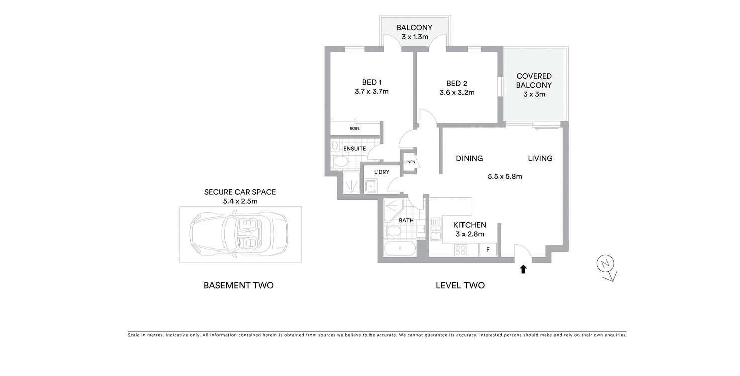 Floorplan of Homely apartment listing, 20/20-22 College Crescent, Hornsby NSW 2077