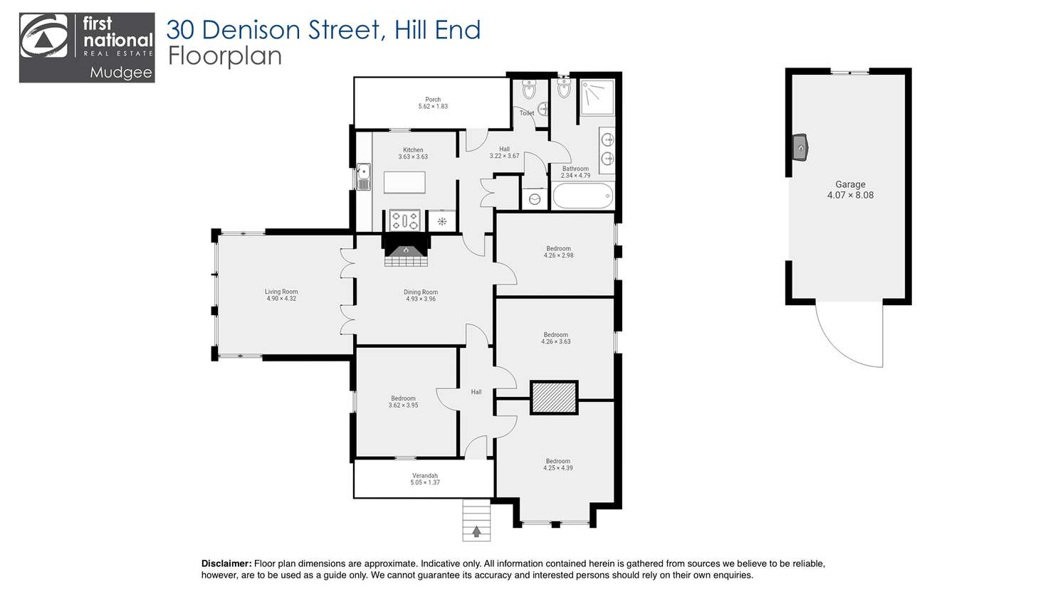 Floorplan of Homely house listing, 30 Denison Street, Hill End NSW 2850