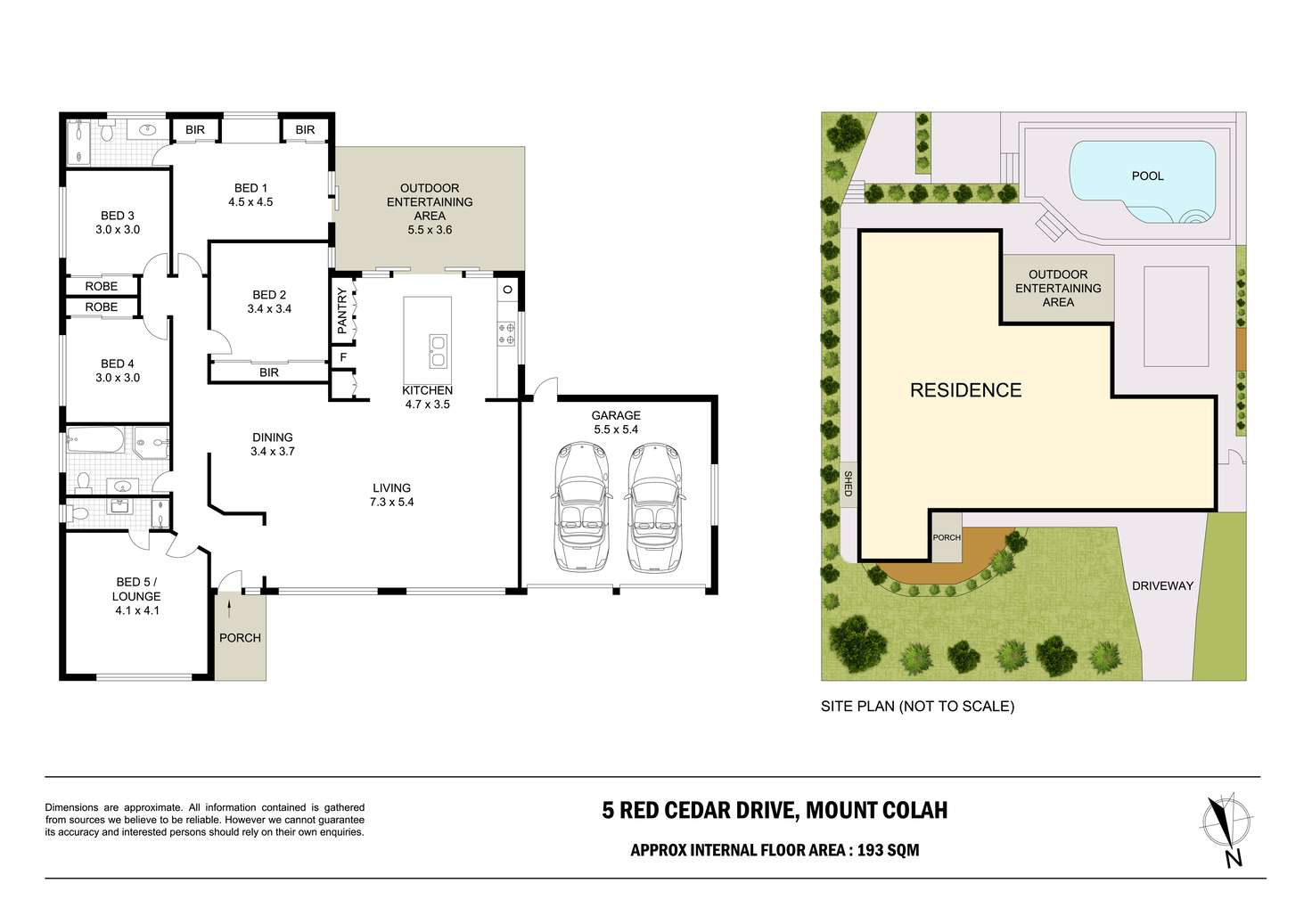 Floorplan of Homely house listing, 5 Red Cedar Drive, Mount Colah NSW 2079