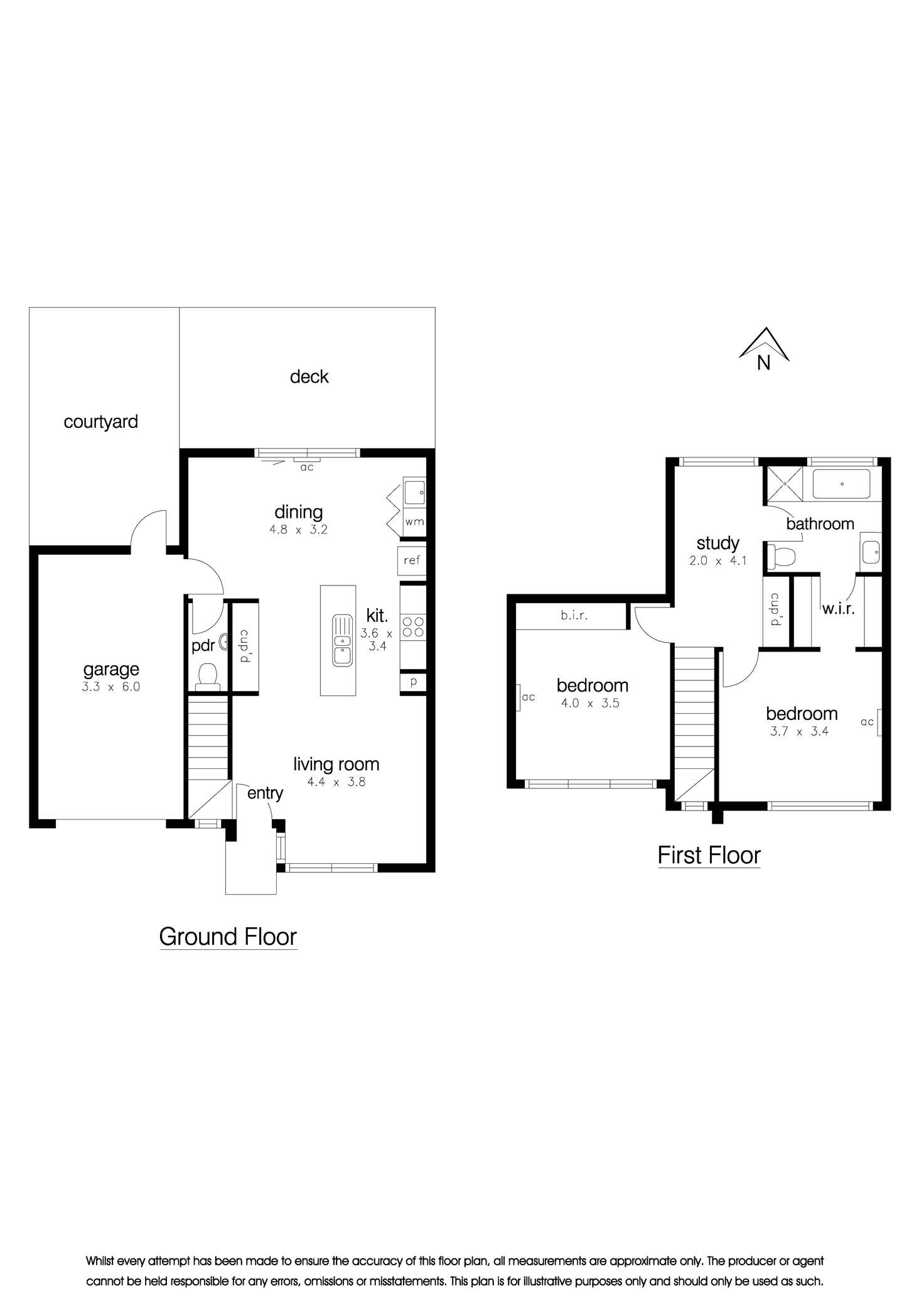 Floorplan of Homely house listing, 2/14 Collins Avenue, Altona North VIC 3025