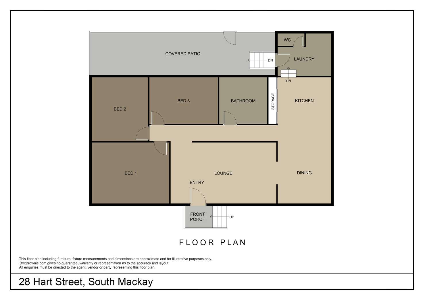 Floorplan of Homely house listing, 28 Hart Street, South Mackay QLD 4740