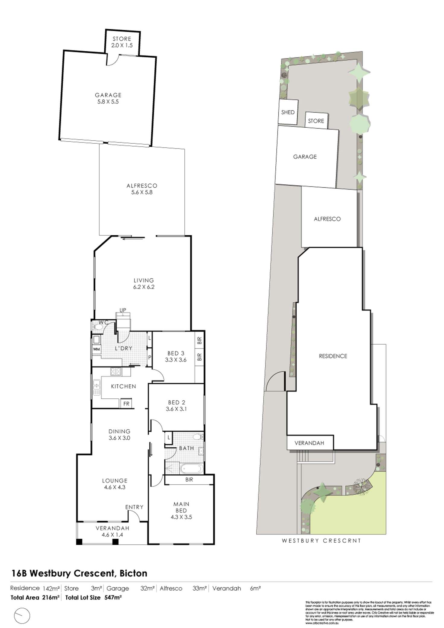 Floorplan of Homely house listing, 16B Westbury Crescent, Bicton WA 6157