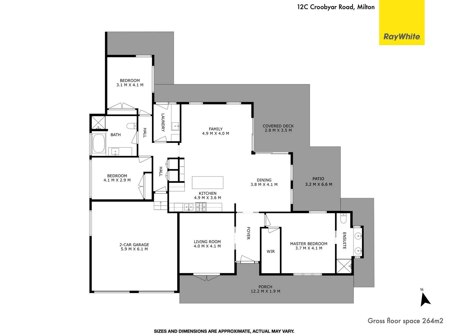 Floorplan of Homely house listing, 12C Croobyar Road, Milton NSW 2538