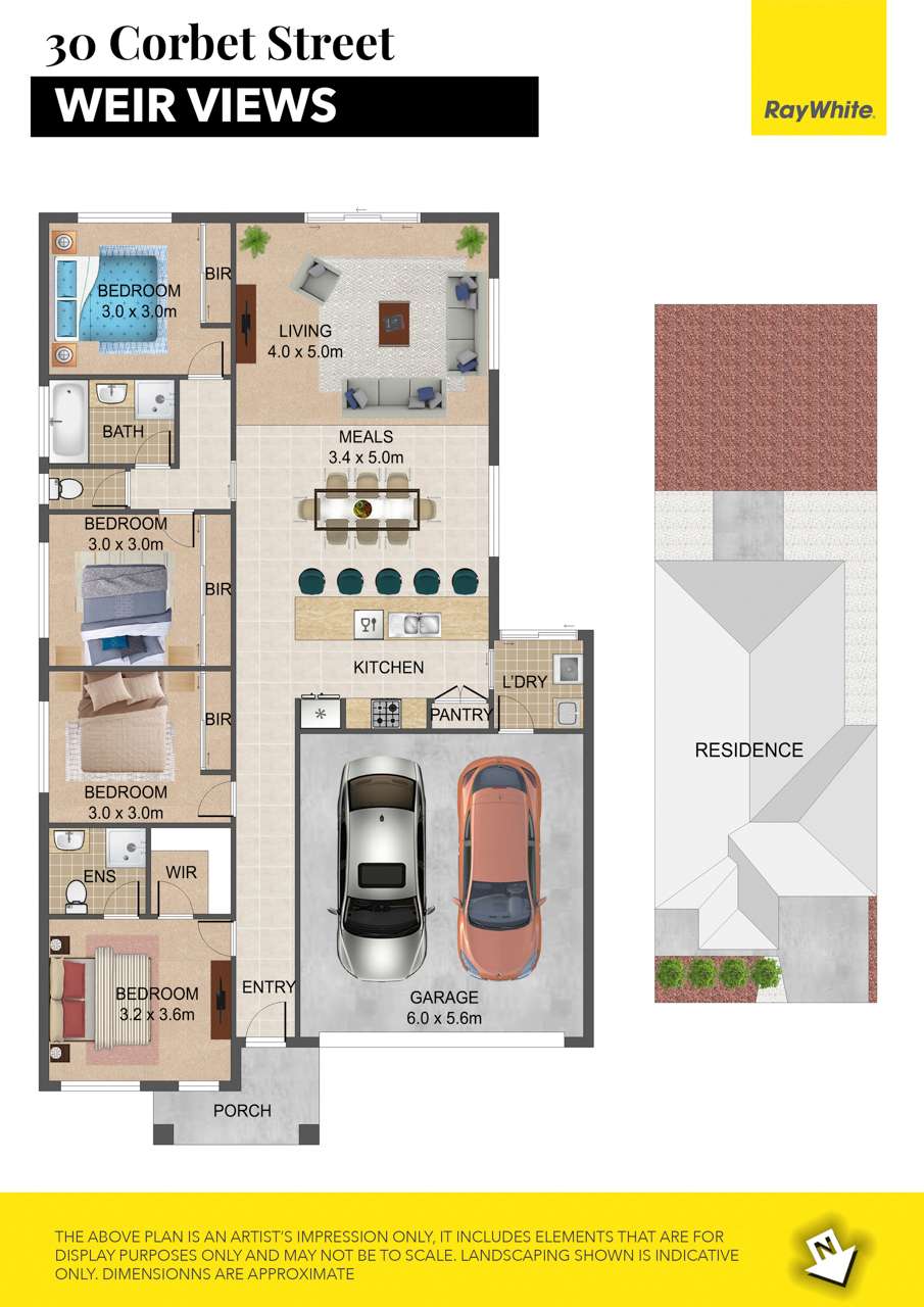 Floorplan of Homely house listing, 30 Corbet Street, Weir Views VIC 3338