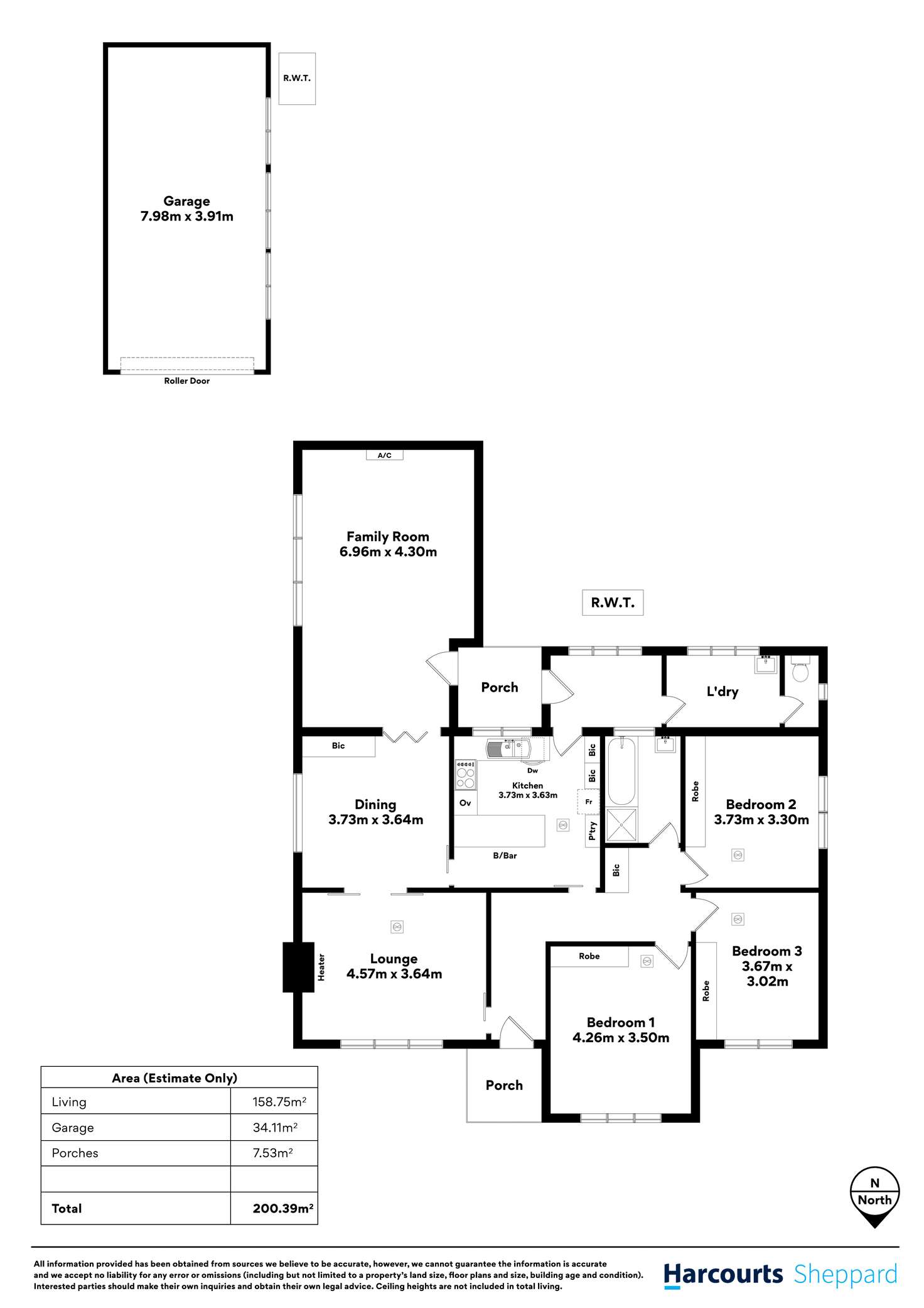 Floorplan of Homely house listing, 109 Richmond Avenue, Melrose Park SA 5039