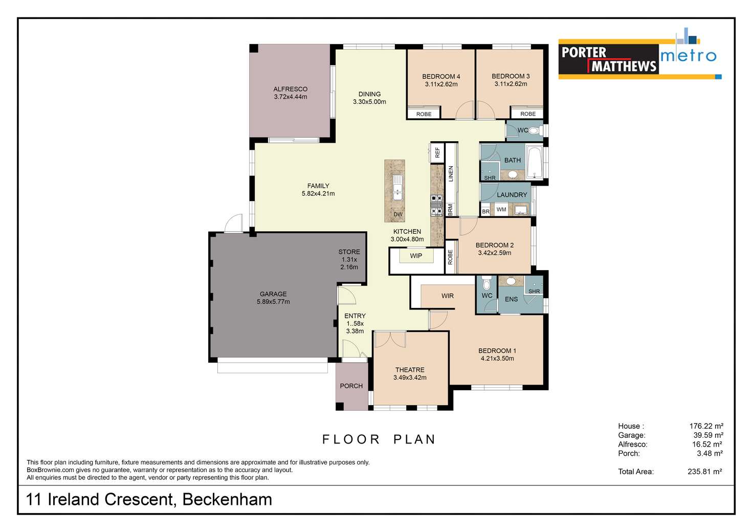 Floorplan of Homely house listing, 11 Ireland Crescent, Beckenham WA 6107
