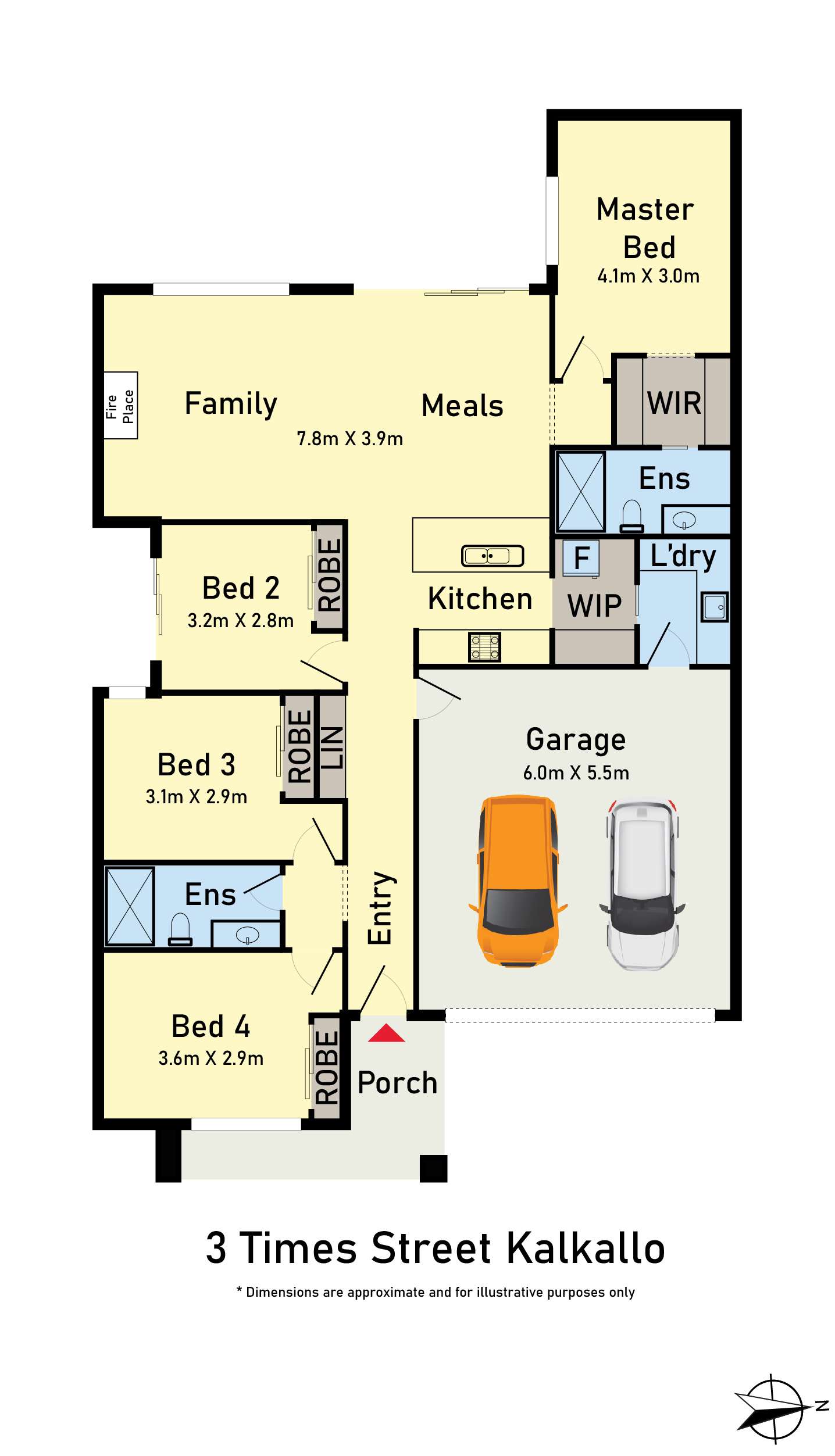 Floorplan of Homely house listing, 3 Times Street, Kalkallo VIC 3064