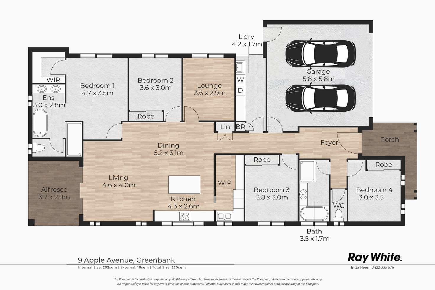 Floorplan of Homely house listing, 9 Apple Avenue, Greenbank QLD 4124
