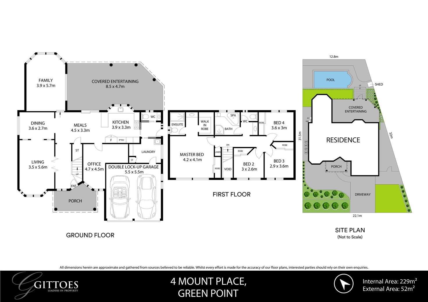 Floorplan of Homely house listing, 4 Mount Place, Green Point NSW 2251