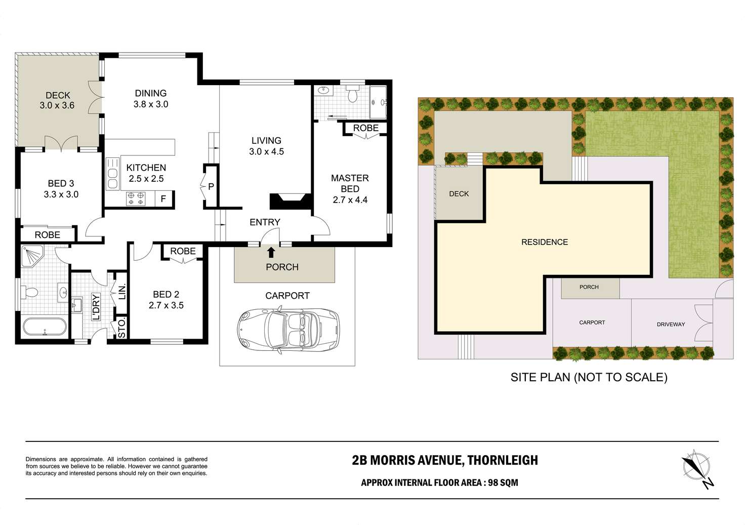 Floorplan of Homely house listing, 2B Morris Avenue, Thornleigh NSW 2120