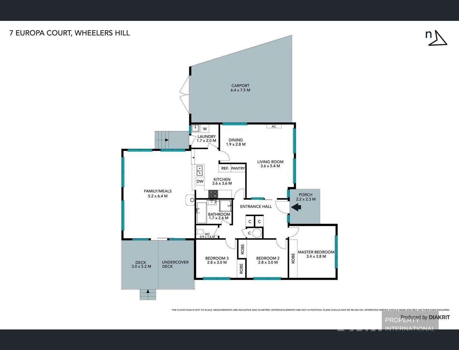 Floorplan of Homely house listing, 7 Europa Court, Wheelers Hill VIC 3150