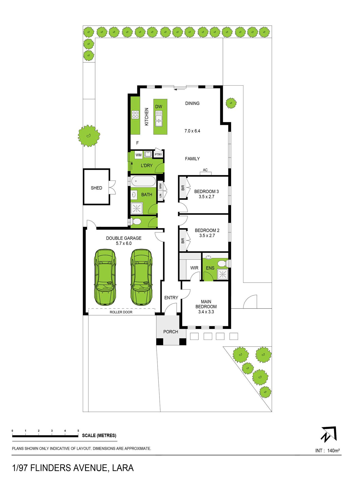 Floorplan of Homely house listing, 1/97 Flinders Avenue, Lara VIC 3212
