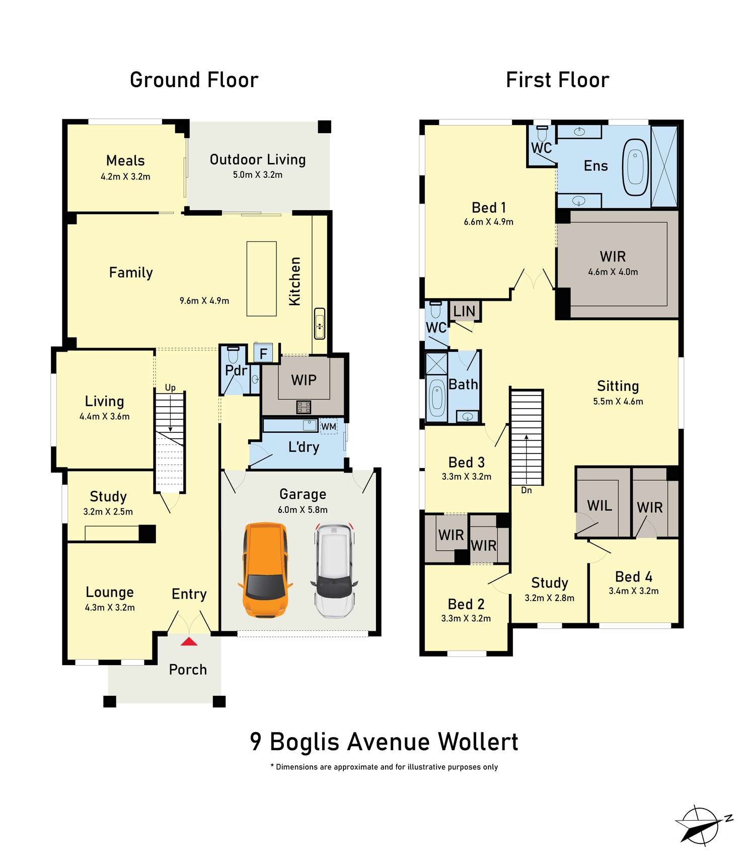 Floorplan of Homely house listing, 9 Boglis Avenue, Wollert VIC 3750