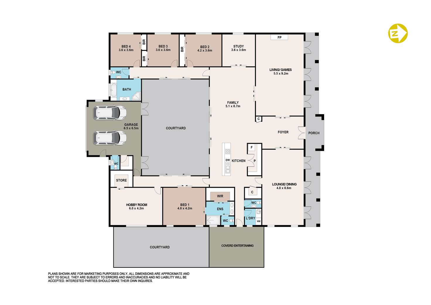 Floorplan of Homely acreageSemiRural listing, 330 Eighth Avenue, Llandilo NSW 2747