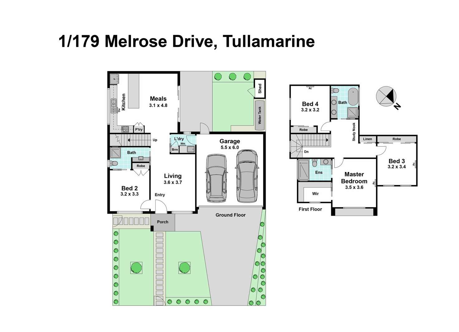 Floorplan of Homely house listing, 1/179 Melrose Drive, Tullamarine VIC 3043