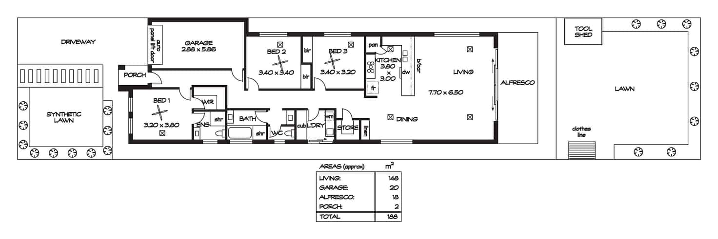 Floorplan of Homely house listing, 9 The Parkway, Holden Hill SA 5088