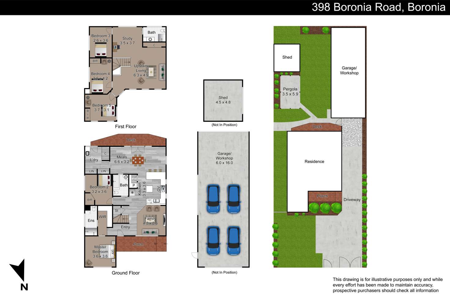 Floorplan of Homely house listing, 398 Boronia Road, Boronia VIC 3155