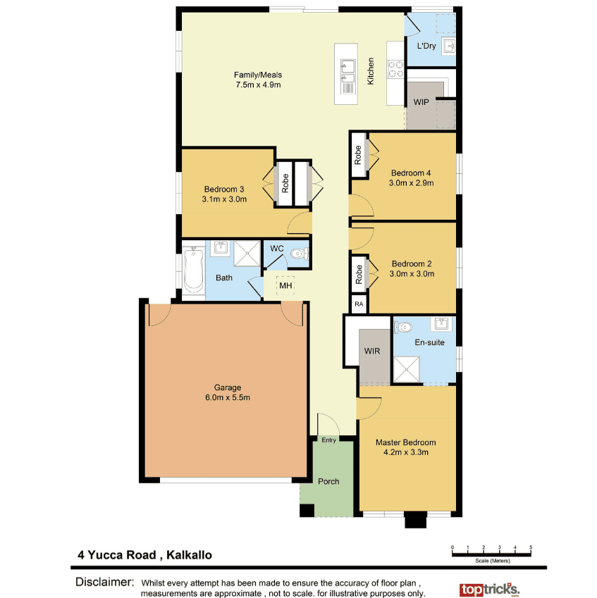 Floorplan of Homely house listing, 4 Yucca Road, Kalkallo VIC 3064