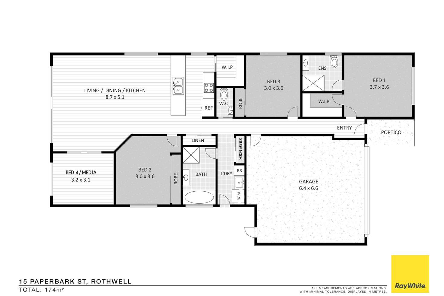 Floorplan of Homely house listing, 15 Paperbark Street, Rothwell QLD 4022