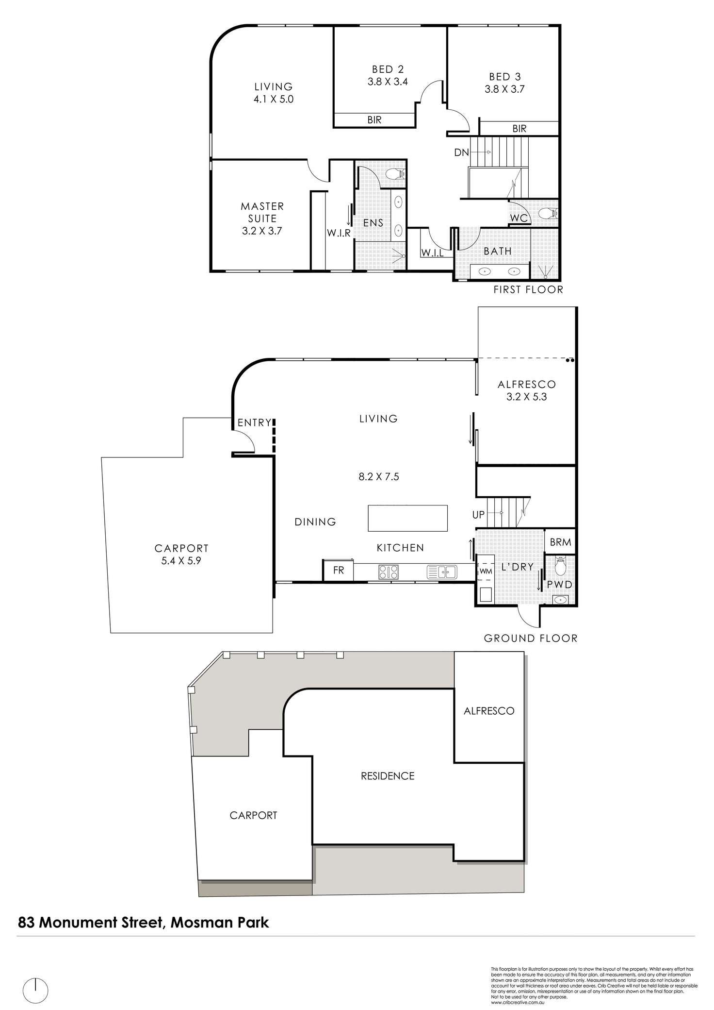 Floorplan of Homely house listing, 83 Monument Street, Mosman Park WA 6012