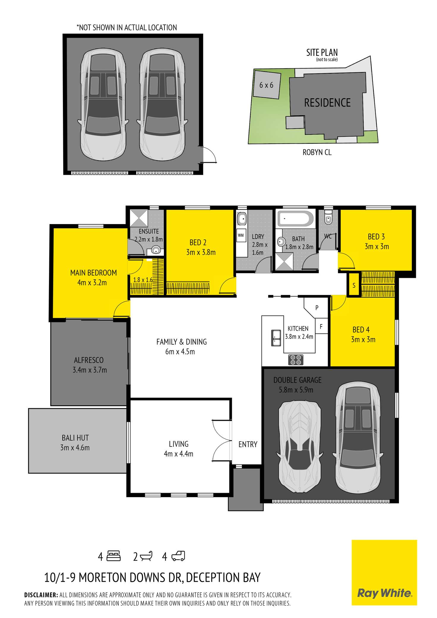 Floorplan of Homely house listing, 10/1-9 Moreton Downs Drive, Deception Bay QLD 4508