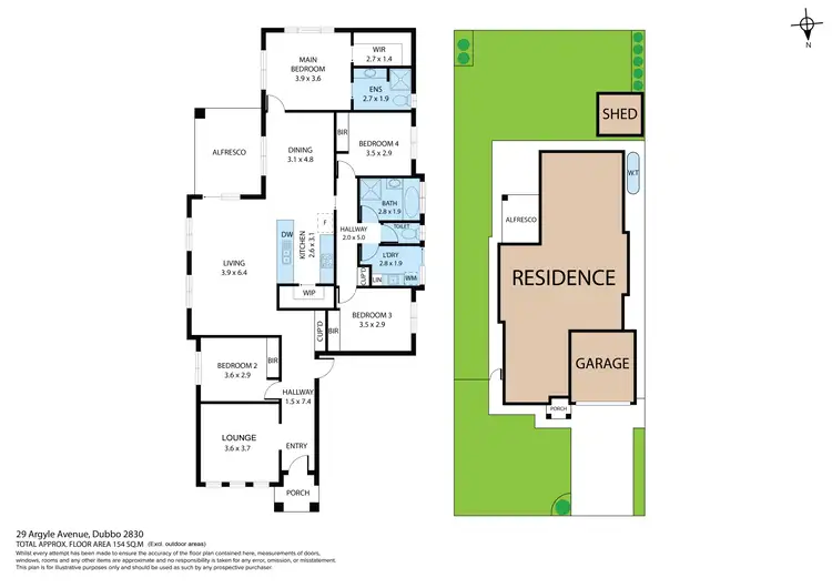 Floorplan of Homely house listing, 29 Argyle Avenue, Dubbo NSW 2830
