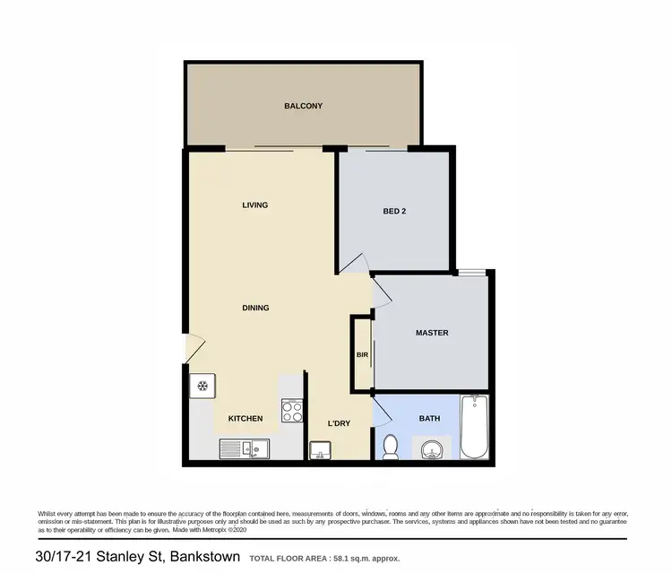 Floorplan of Homely house listing, 30/17-21 Stanley Street, Bankstown NSW 2200