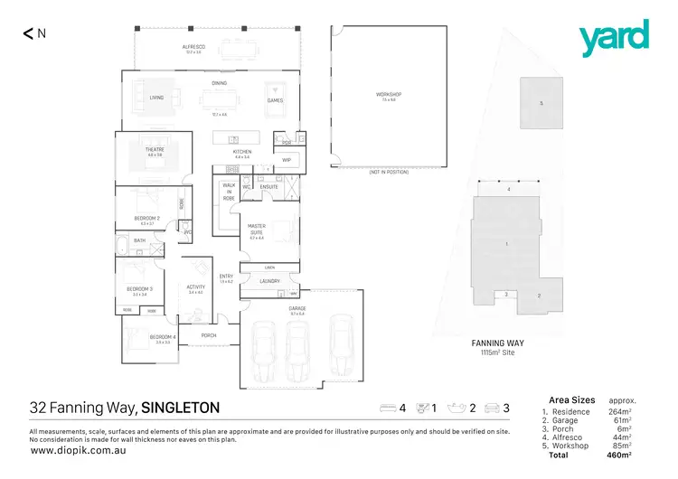 Floorplan of Homely house listing, 32 Fanning Way, Singleton WA 6175