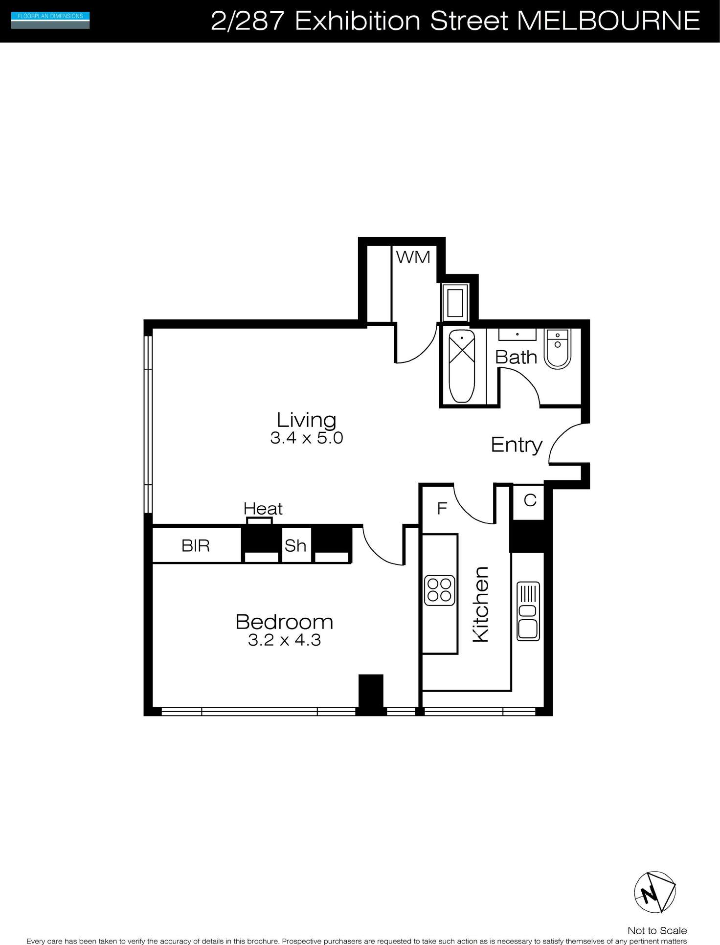 Floorplan of Homely apartment listing, 17/287 Exhibition Street, Melbourne VIC 3000