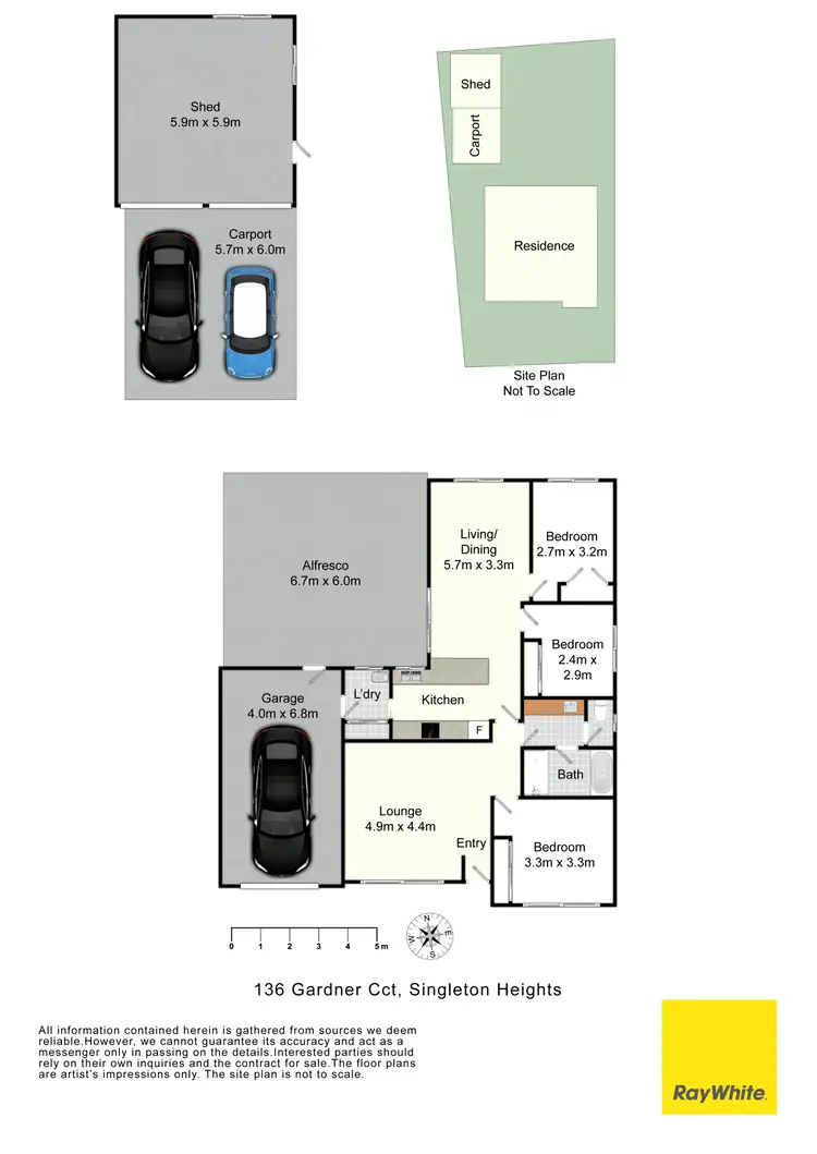 Floorplan of Homely house listing, 136 Gardner Circuit, Singleton NSW 2330