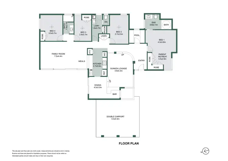 Floorplan of Homely house listing, 14 Manildra Drive, Dudley Park WA 6210