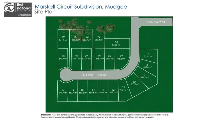 Floorplan of Homely land listing, Lots 7 to 28 Marskell Circuit, Mudgee NSW 2850