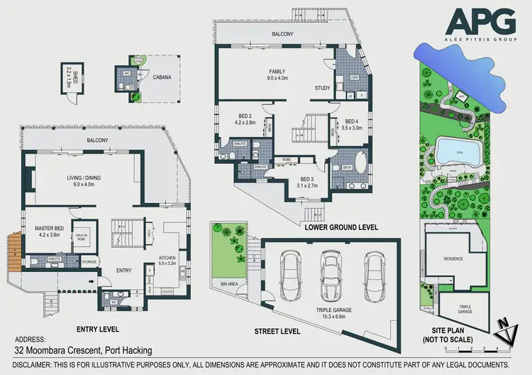 Floorplan of Homely house listing, 32 Moombara Crescent, Port Hacking NSW 2229