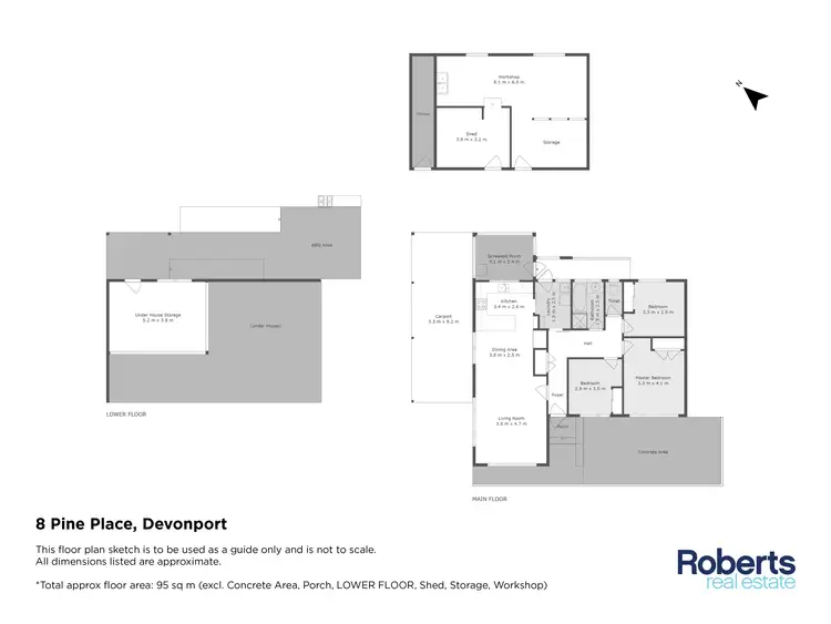 Floorplan of Homely house listing, 8 Pine Place, Devonport TAS 7310