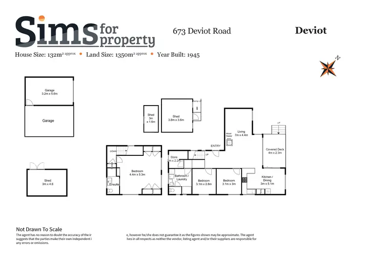 Floorplan of Homely house listing, 673 Deviot Road, Deviot TAS 7275