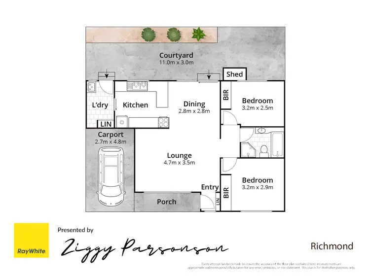 Floorplan of Homely villa listing, 6/364 Windsor Street, Richmond NSW 2753
