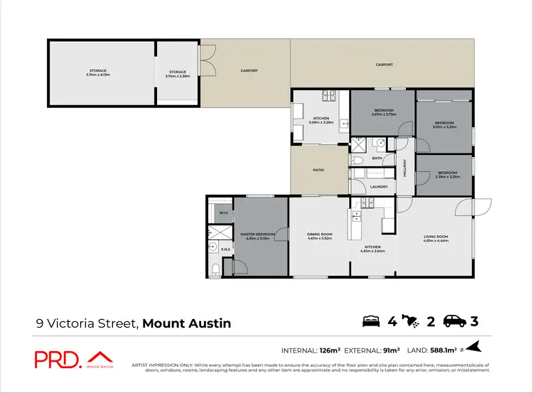 Floorplan of Homely house listing, 9 Victoria Street, Mount Austin NSW 2650