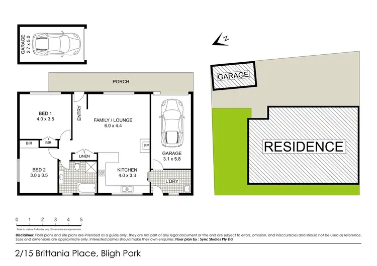 Floorplan of Homely house listing, 2/15 Brittania Place, Bligh Park NSW 2756