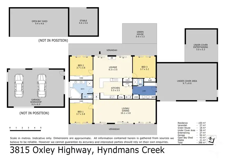 Floorplan of Homely rural property listing, 3815 Oxley Highway, Hyndmans Creek via, Wauchope NSW 2446