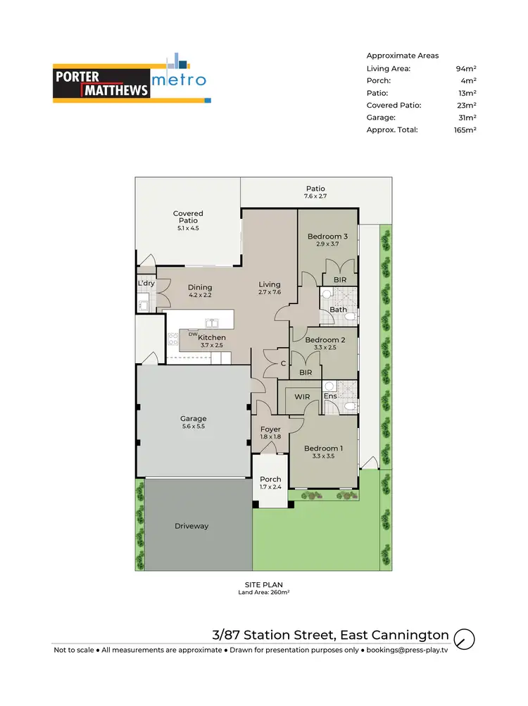 Floorplan of Homely unit listing, 3/87 Station Street, East Cannington WA 6107