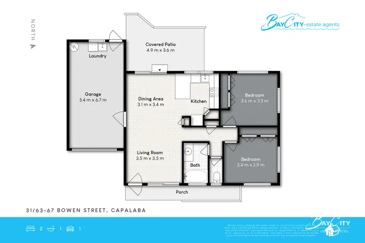 Floorplan of Homely unit listing, 31/63-67 Bowen Street, Capalaba QLD 4157