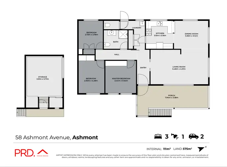 Floorplan of Homely house listing, 58 Ashmont Avenue, Ashmont NSW 2650